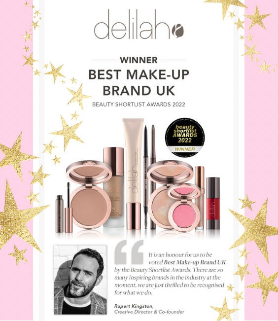 CONGRATULATIONS DELILAH! BEST MAKEUP BRAND UK