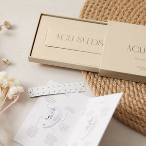 Open image in slideshow, Acu Seeds 24K Gold/Silver Plated Ear Seed Kit

